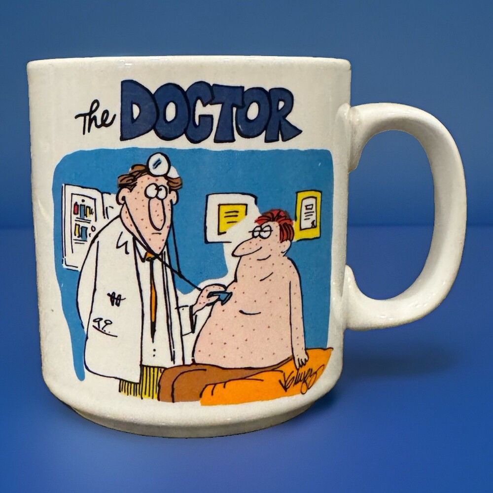 Funny Vintage Mug "The Doctor" by Gary Larson, The Far Side